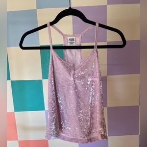 Victoria’s Secret PINK y2k crush velvet racer back tank